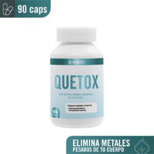 Quetox en cápsulas - elimina los metales pesados.